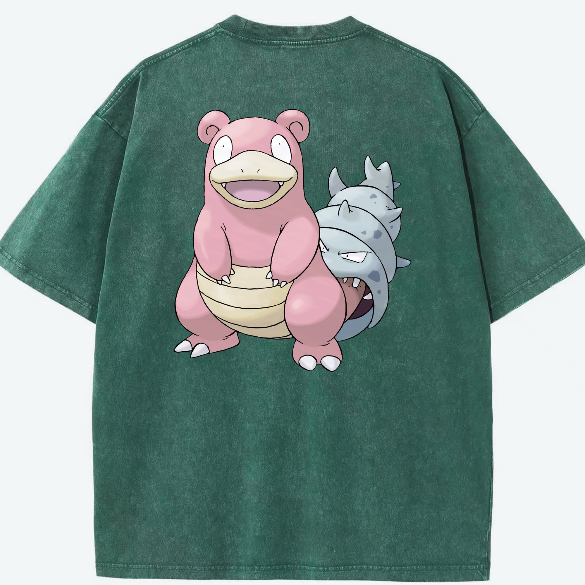 （画像用） ポケットモンスター Pokémon 綿100% ヴィンテージ風 半袖Tシャツ（背面プリント）